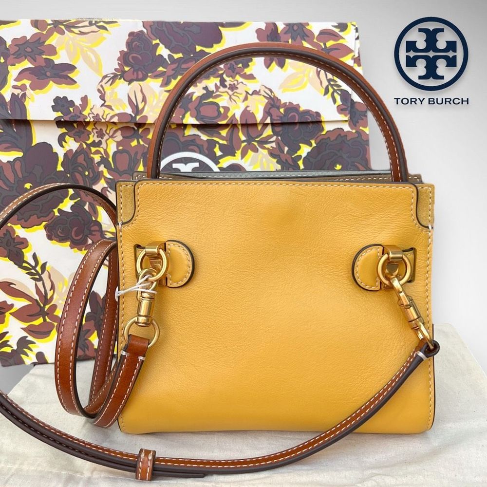 🚫SOLD ON VESTIAIRE🚫 NWT Tory Burch Lee Radziwill Petite Double Bag - Picture 7 of 17